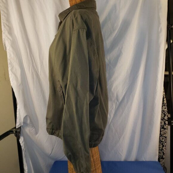 Eddie Bauer Men's M Green Casual Lightweight Bomber Jacket - Picture 2 of 5